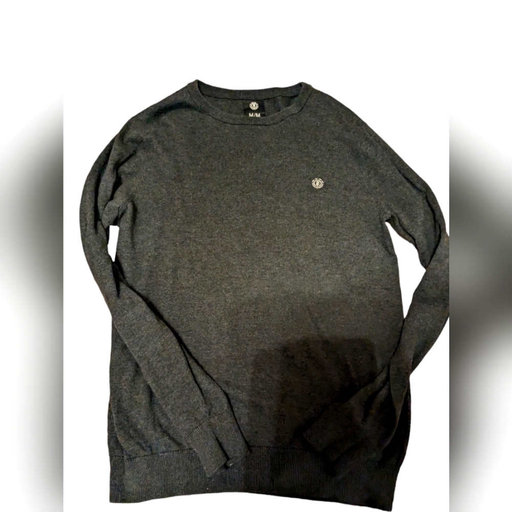 Element Mens sweater. Euc. Charcoal color. size  M